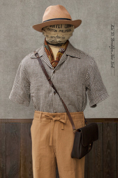 Artist Lounge Shirt - Novel Waffle Weave - M, L (oversized)