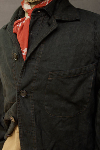 Architect Jacket - Over Dyed Japanese Linen - M, L (NO RETURN)