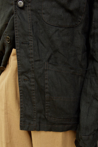 Architect Jacket - Over Dyed Japanese Linen - M, L (NO RETURN)