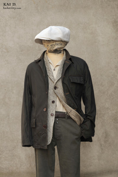 Wax Cotton Boulder Jacket - Deep Olive - S