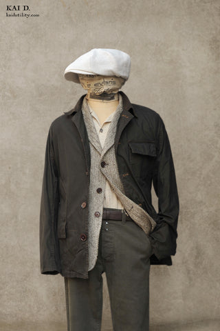 Wax Cotton Boulder Jacket - Deep Olive - S
