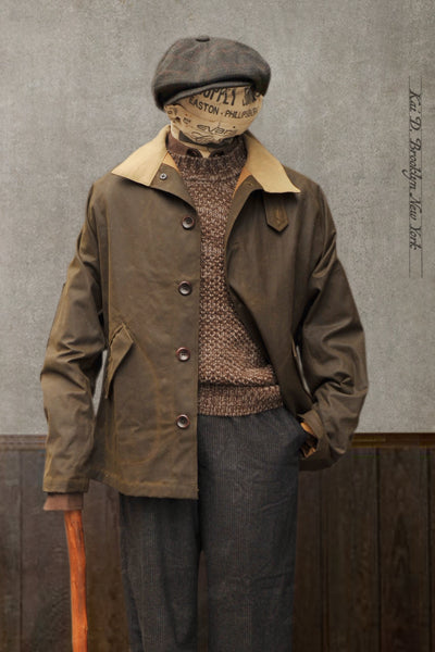 Outdoorsman Waxed Jacket - Wax Khaki - XL, XXL (NO RETURN)