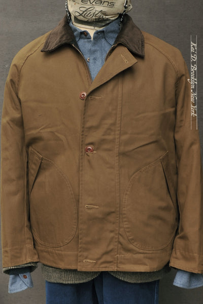Raglan Waxed Cropped Jacket - Waxed Cotton - M, L (NO RETURN)
