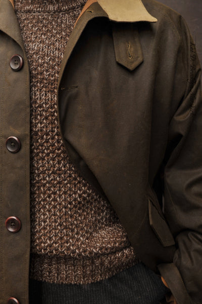 Outdoorsman Waxed Jacket - Wax Khaki - XL, XXL (NO RETURN)