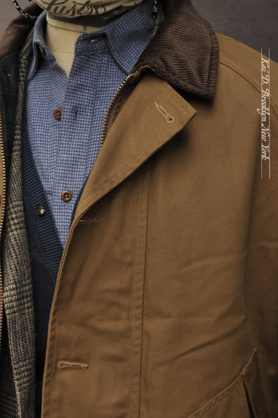 Raglan Waxed Cropped Jacket - Waxed Cotton - M, L (NO RETURN)