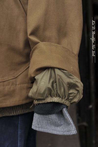 Raglan Waxed Cropped Jacket - Waxed Cotton - M, L (NO RETURN)