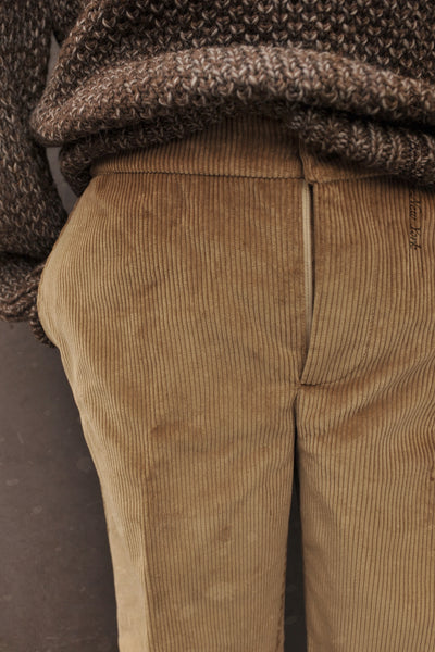 Heavy Weight Corduroy Trousers - Wheat - 46, 48, 50 (NO RETURN)