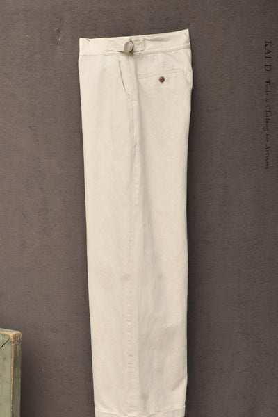 Atelier Wide pants - Japanese Cotton linen - Off White - S,M, L