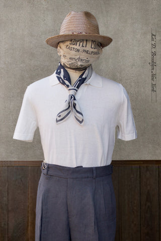 Johnny Collar Polo - Ecru - XL (NO RETURN)