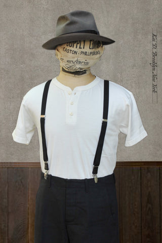Ramayana Henley Tee - White - M, L, XL (NO RETURN)
