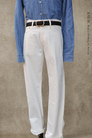M6 Straight Fit Jeans - 13oz Ecru - 30, 32, 36