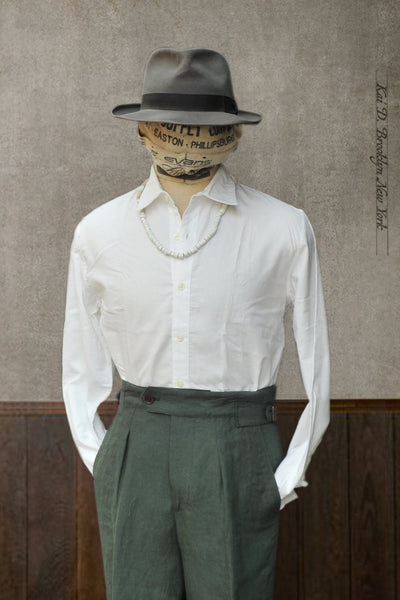 Delancey Shirt - Organic Cotton Oxford - Eggshell - S, M, L, XL, XXL