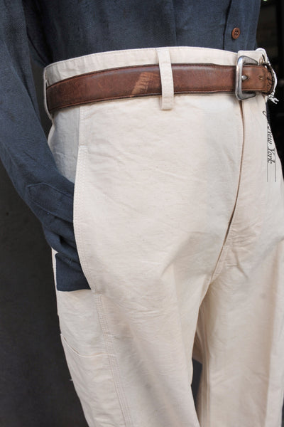 Alcatraz Work Pants - Painter's White Canvas - 48, 50, 52