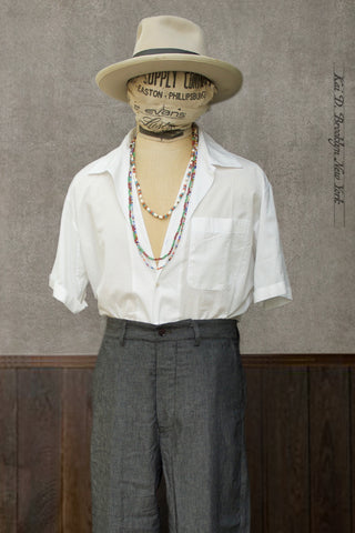 Soft Touch Poplin Shirt - White - M, L