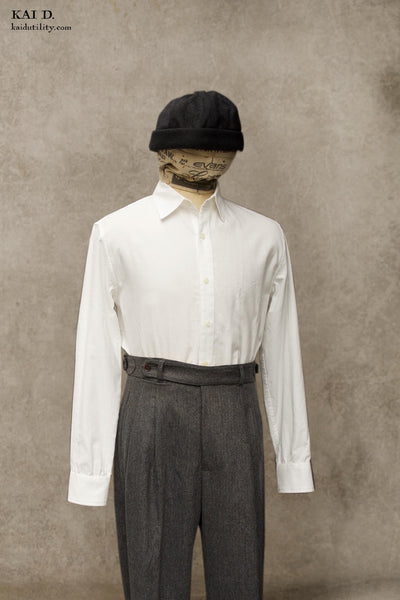 Delancey Shirt - Organic Cotton Oxford - L, XL,XXL