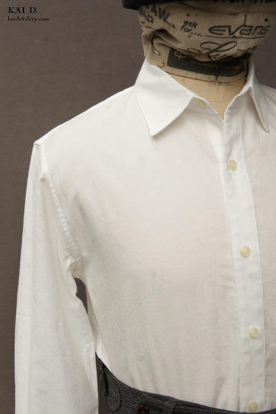 Delancey Shirt - Organic Cotton Oxford - L, XL,XXL