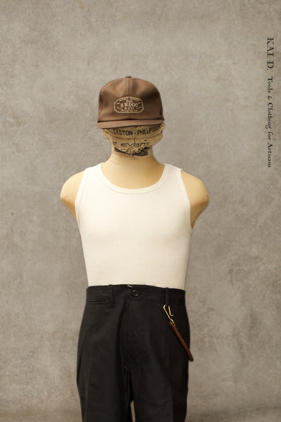 Drop Needle Ribbed Tank - Natural - M, L, XL