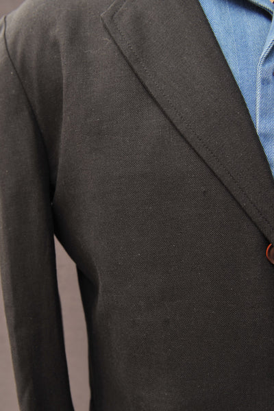 Shoemaker's Jacket - Black Herringbone Twill - XS, S, M, L