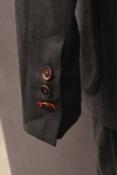 Shoemaker's Jacket - Black Herringbone Twill - XS, S, M, L