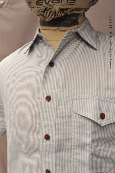 Willie shirt - Double Gauze Stripe - S, XL