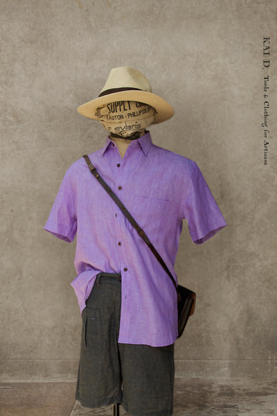 Short Sleeve Cassady Shirt - Wisteria - S, M, XL