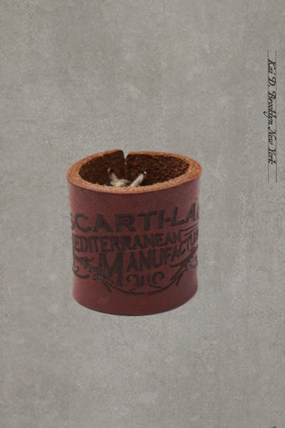 Leather bandana woggle