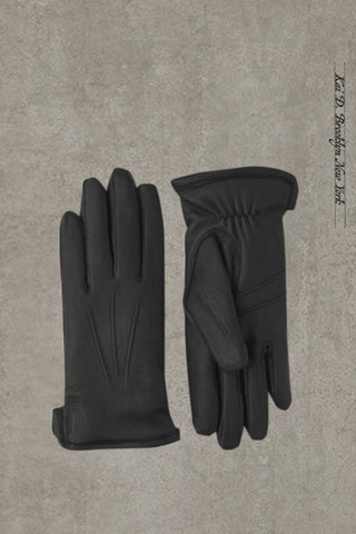 Women's Deerskin Gloves - Black - 7, 8