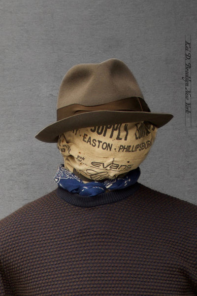 Bandana - Indigo Wool