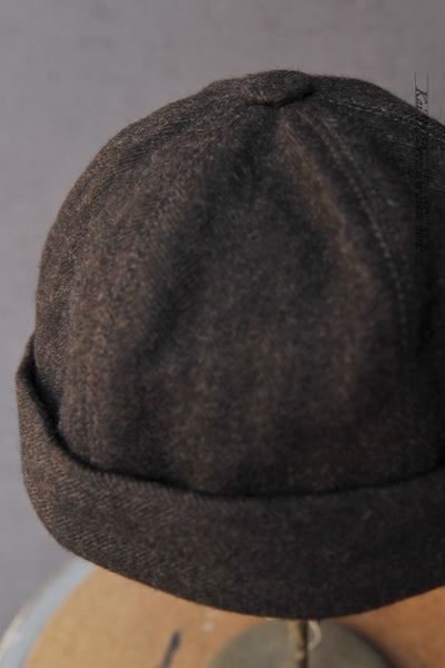 Watch Cap - Brown Wool Cashmere - M, L