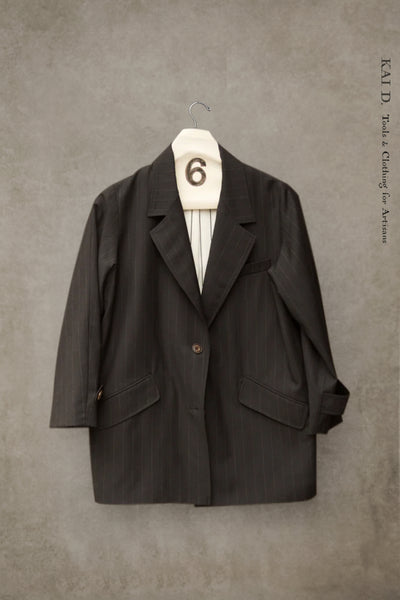 Diana blazer - Striped Virgin Wool - XS,S, M