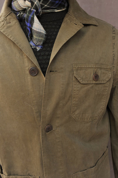 Worker Jacket -Mustard Khaki - M, L, XL (NO RETURN)