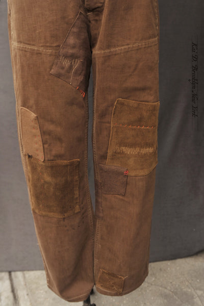 Log Roller Boro Pants - Faded Brown - 32 (NO RETURN)