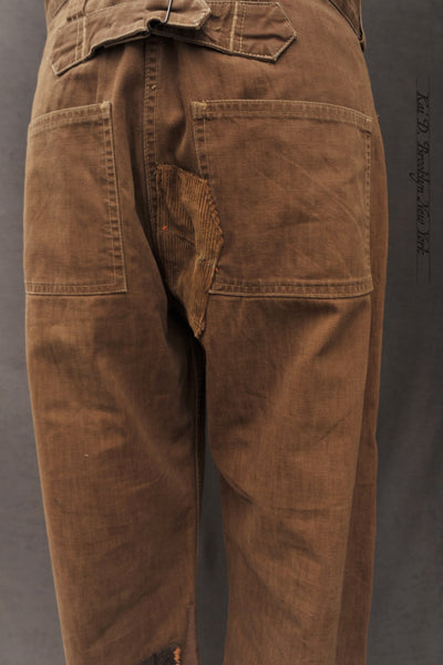 Log Roller Boro Pants - Faded Brown - 32 (NO RETURN)