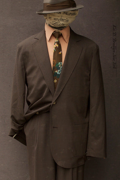 Writer's Jacket - Super 130s Wool - Bark - 48, 50 (NO RETURN)