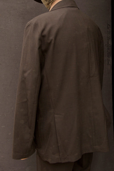 Writer's Jacket - Super 130s Wool - Bark - 48, 50 (NO RETURN)