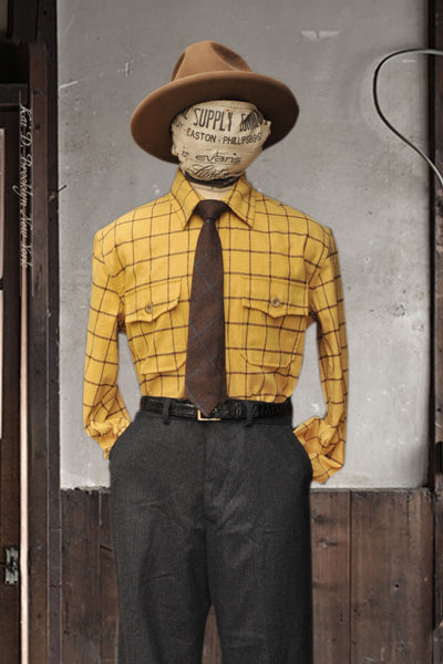 Moab Over Shirt - Washed Flannel - Yellow Check - M, L, XL