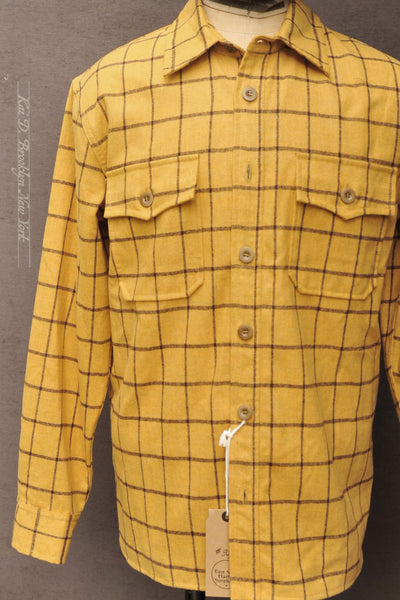 Moab Over Shirt - Washed Flannel - Yellow Check - M, L, XL