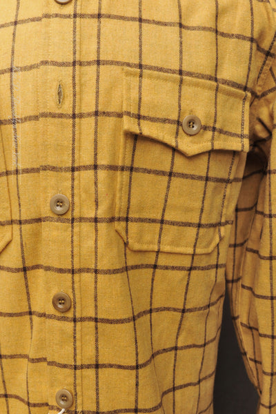 Moab Over Shirt - Washed Flannel - Yellow Check - M, L, XL