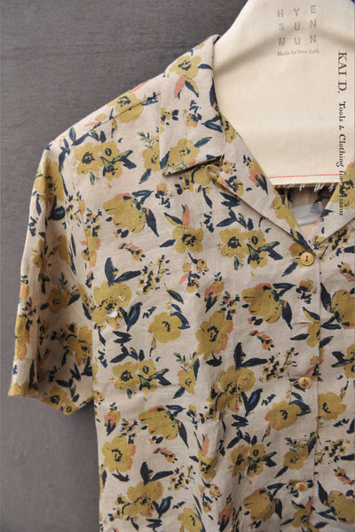 Margaret Shirt - Abstract Floral - XS, S, M
