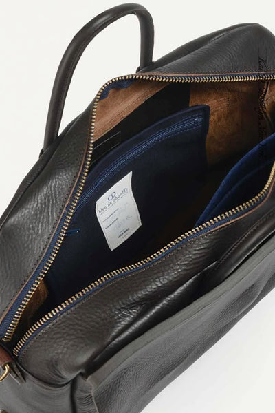 Zeppo Solo Business Bag - Dark Brown