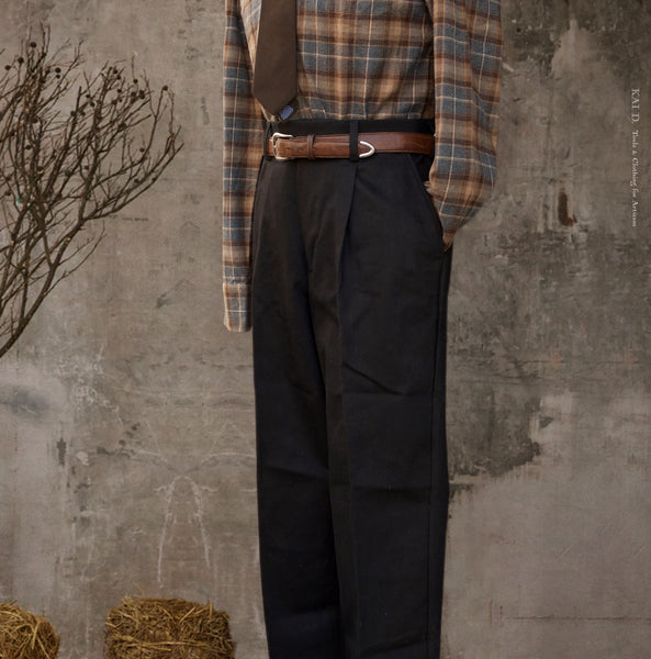 Sheffield Trousers - Navy Twill - M, L