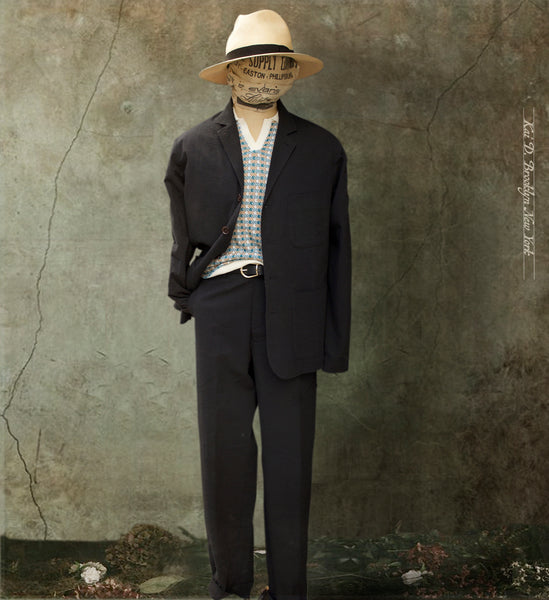 Ginsberg Jacket (Relaxed Fit) - Japanese Seersucker - S, M, L, XL
