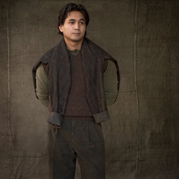 Yutori Jacket- Brown Wool Cashmere / Virgin Wool - M, L, XL