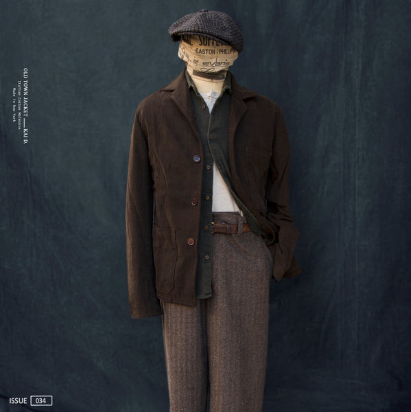 Old Town Jacket - Italian Moleskin - M, L