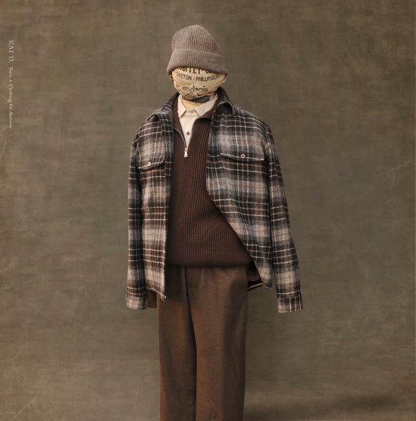 Parisian Two Pocket Overshirt - Shepherd's Check - M