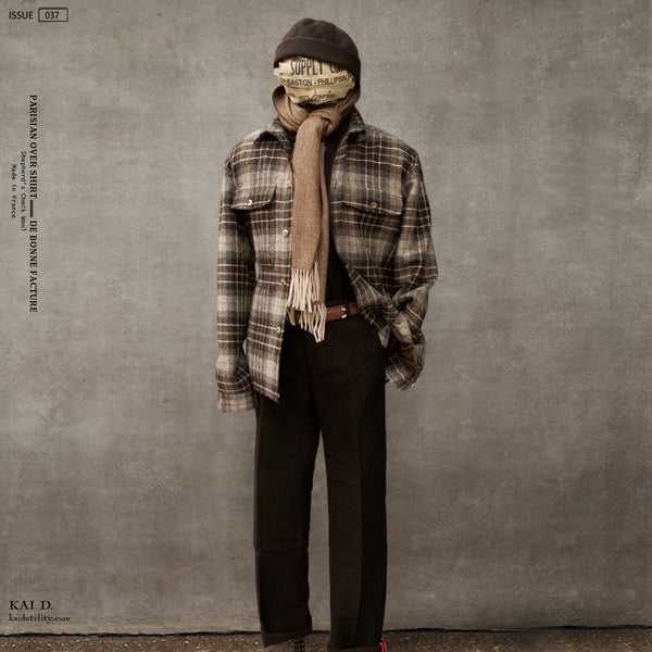Parisian Two Pocket Overshirt - Shepherd's Check - M