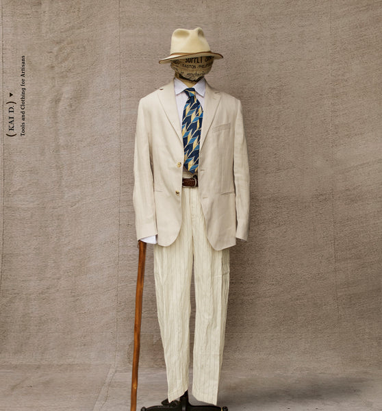 Christian Two Button Blazer - Ecru - M (slim)