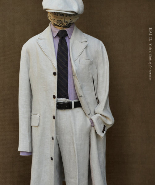 Shelby Coat - Oatmeal Linen - L