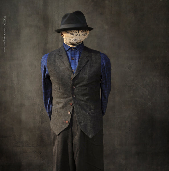 Skillman Shirt - Yarn Dye Indigo Plaid - M, L, XL, XXL