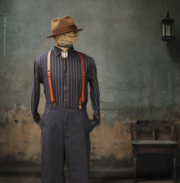 Delancey Shirt - Blue Twin Stripe - S, M, L, XL